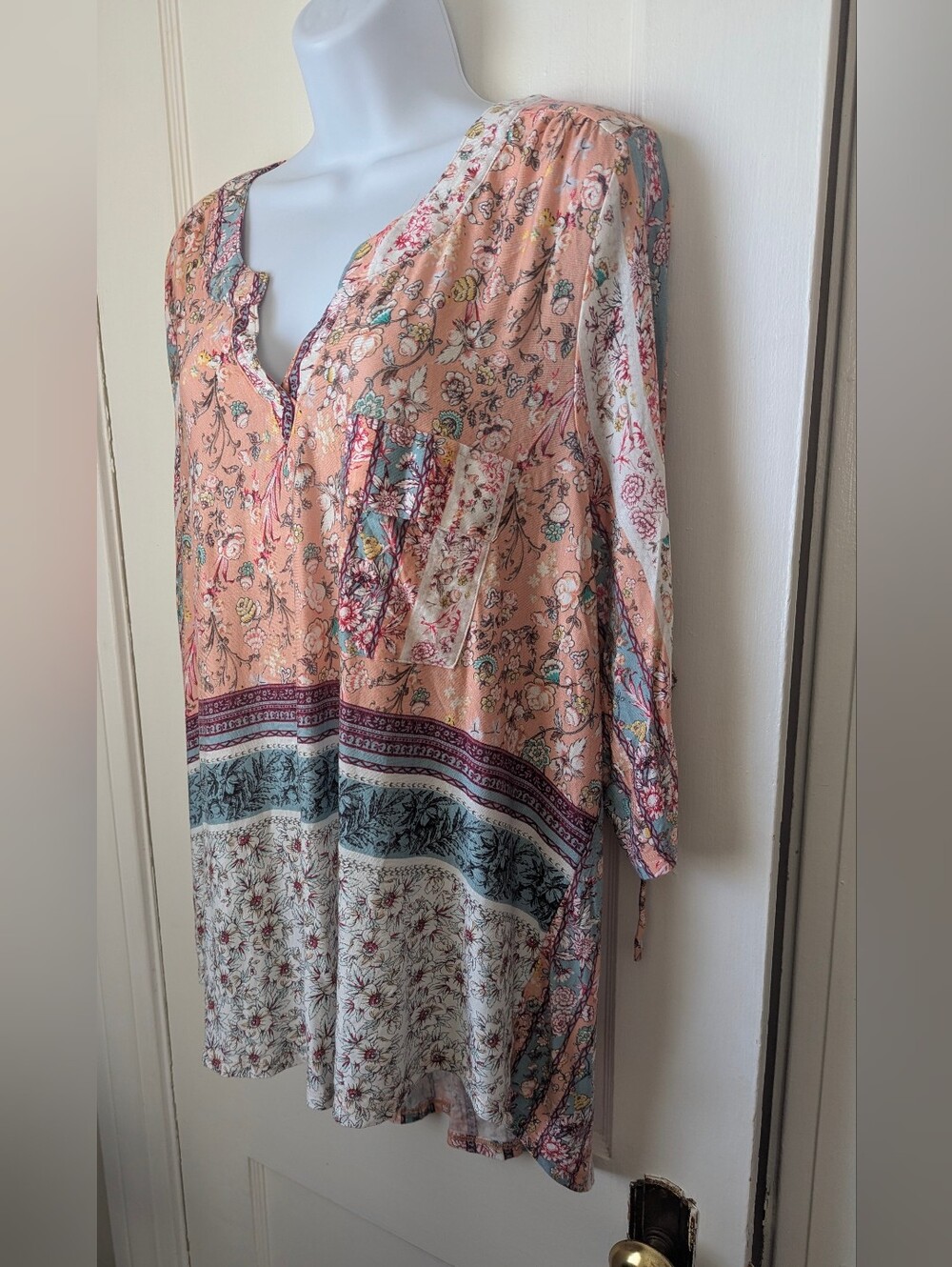 Unity World Wear Floral Boho Tunic